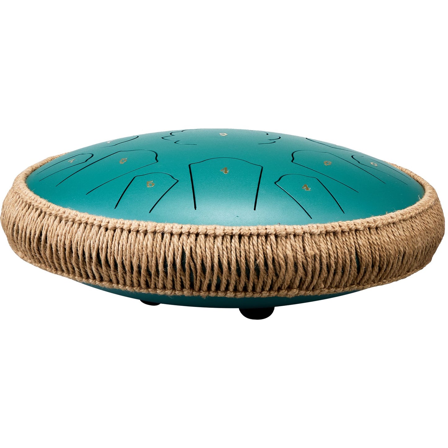 Steel Tongue Drum 14 in 15 tones rain drum for outside C major green