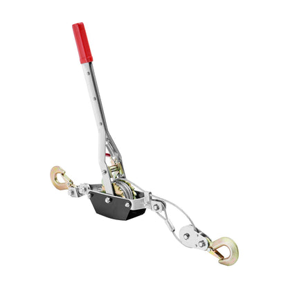 Power Puller Come Along Vinsch 2 Ton 4409 lbs Heavy Duty Pull Hoist 2 krokar