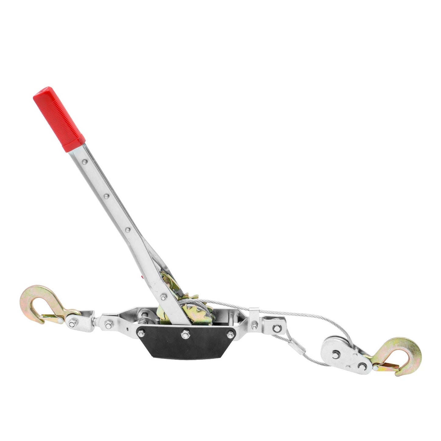 Power Puller Come Along Vinsch 2 Ton 4409 lbs Heavy Duty Pull Hoist 2 krokar