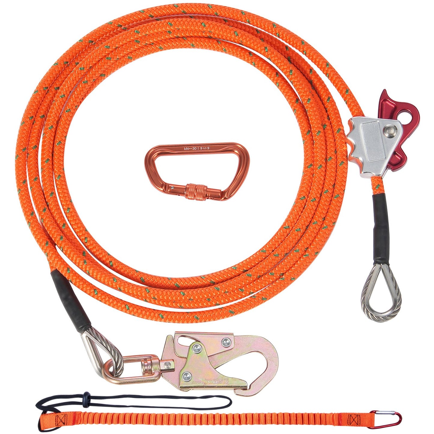 12,7 mm stålkärna Flipline 16ft (4,8 m) Arborist Flipline för fallskydd