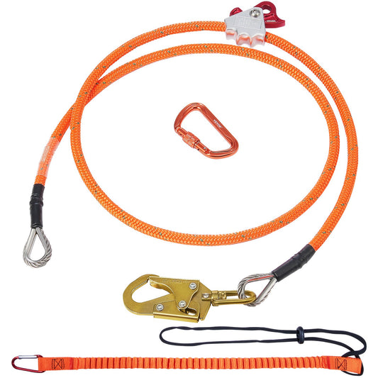 16 mm stålkärna Flipline 8ft (2,4 m) Arborist Flipline för fallskydd