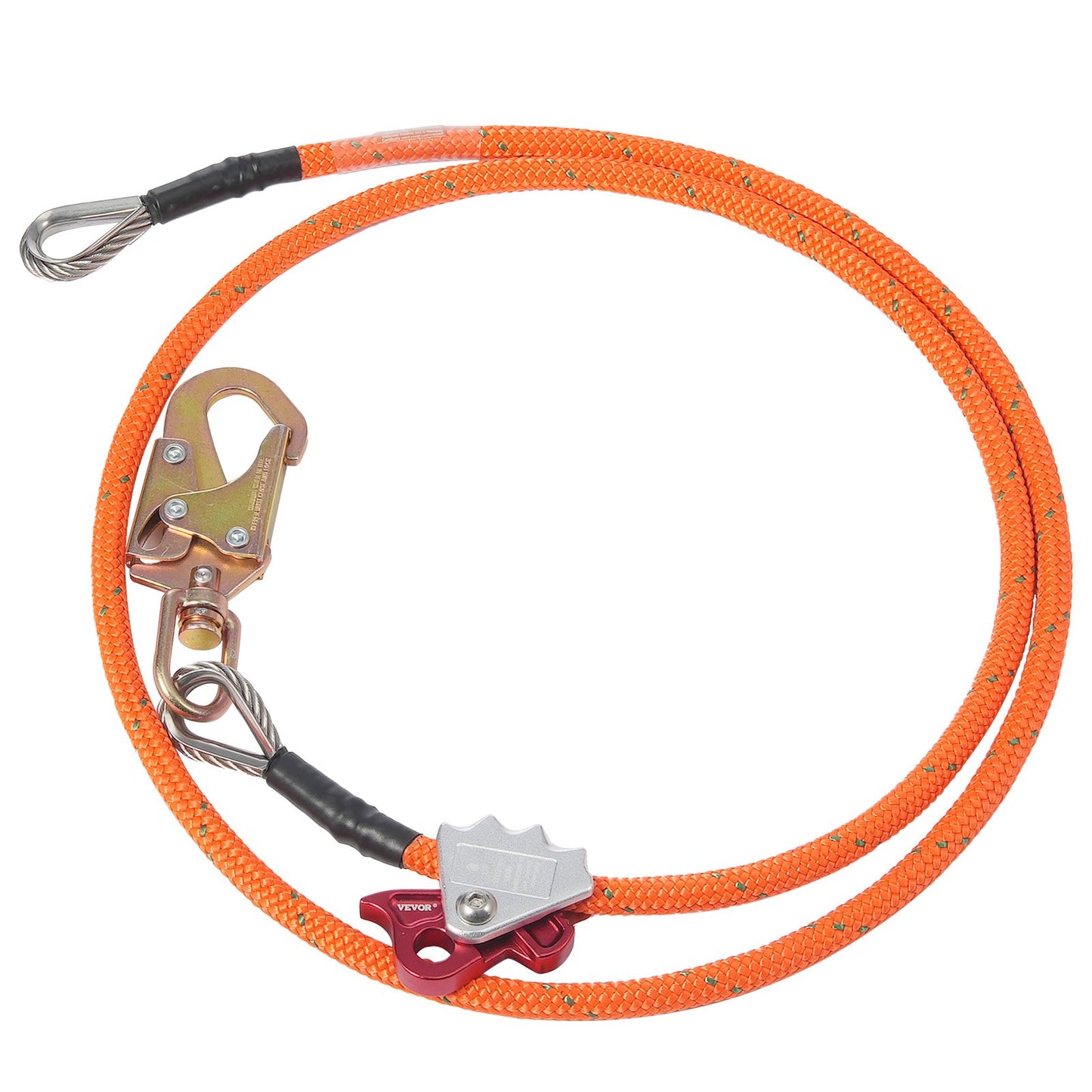 16 mm stålkärna Flipline 8ft (2,4 m) Arborist Flipline för fallskydd