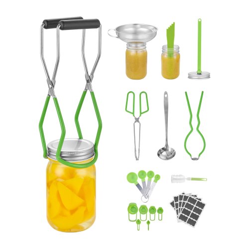 Canning Supplies Starter Kit 9 pcs Stainless Steel Water Bath Canning Kit
