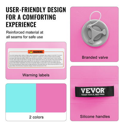 Air Track Tumble Track Inflatable Air Barrel with Pump Gymnastics Gymnastics Mat