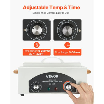 högtemperaturautoklavmaskin 2L 300W högtemperaturrengöringslåda