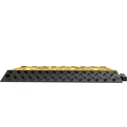 3-Kanal-Kabelschutzrampe aus Gummi, strapazierfähig, für Kabel, Draht, Kabel, Schutzrampe, Geschwindigkeitsschwelle, Auffahrt, Schlauch, Kabelrampenschutz