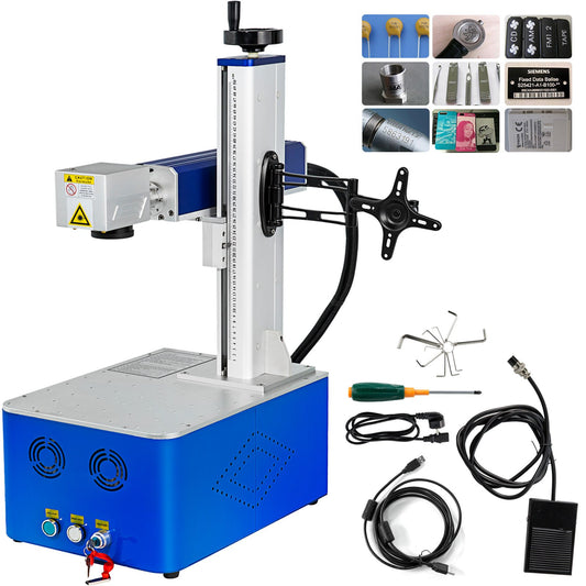 Fiberlaser Fiberlasergravör 30W Fiberlasermärkningsmaskin integrerad typ