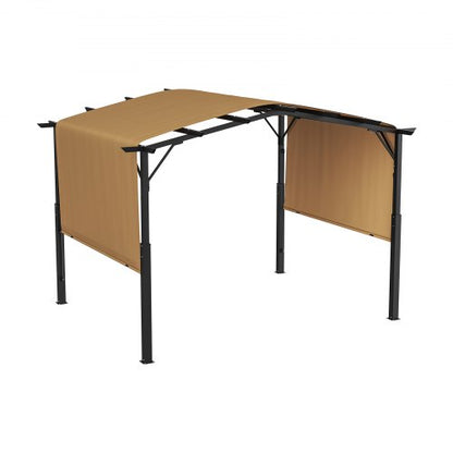 10x10 ft retractable outdoor pergola with canopy arched metal pergola | EU