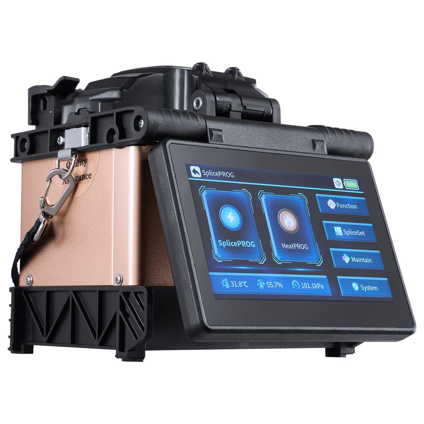 Fiber Fusion Splicer 4 Motors Clad Alignment with 6s Splicing 13s Heating