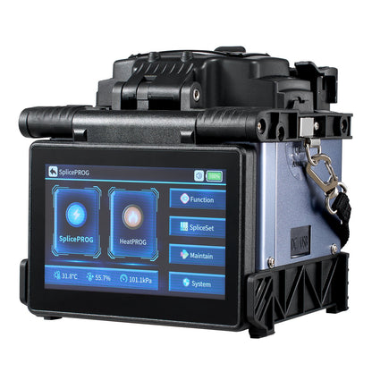 Fiber Fusion Splicer 6 Motors Core Alignment 6s Splicing 5" Touch Screen