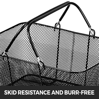 Mesh-varukorgar med handtag Metallvarukorg 12 ST Bärbar