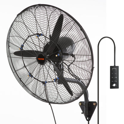 24" Oscillerande väggdimfläkt metall 3 hastigheter 115W