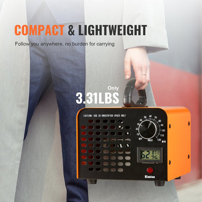 Ozone Generator 12000mg/h Ozone Machine Scent Remover with 0-120min timer