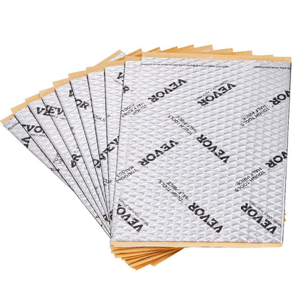 Auto-Schallschutzmatte, 80 mil 3,3 m² Auto-Schallschutzmaterial, Butyl-Autoschalldämpfer, Schalldämm- und Vibrationsdämpfungsmaterial fürs Auto