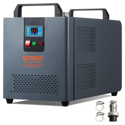 Industrial Water Chiller Laser Chiller Kylsystem med inbyggd kompressor 12L vattentankkapacitet, 7,2L/min Max.flödeshastighet, 200W Kylkapacitet för CO2-lasergraveringsmaskinkylmaskin