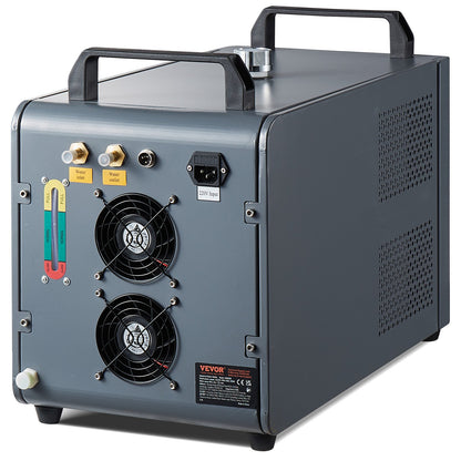 Industrial Water Chiller Laser Chiller Kylsystem med inbyggd kompressor 12L vattentankkapacitet, 7,2L/min Max.flödeshastighet, 200W Kylkapacitet för CO2-lasergraveringsmaskinkylmaskin