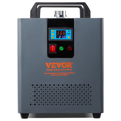 Industrial Water Chiller Laser Chiller Kylsystem med inbyggd kompressor 12L vattentankkapacitet, 7,2L/min Max.flödeshastighet, 200W Kylkapacitet för CO2-lasergraveringsmaskinkylmaskin