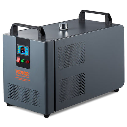 Industrial Water Chiller Laser Chiller Kylsystem med inbyggd kompressor 12L vattentankkapacitet, 7,2L/min Max.flödeshastighet, 200W Kylkapacitet för CO2-lasergraveringsmaskinkylmaskin