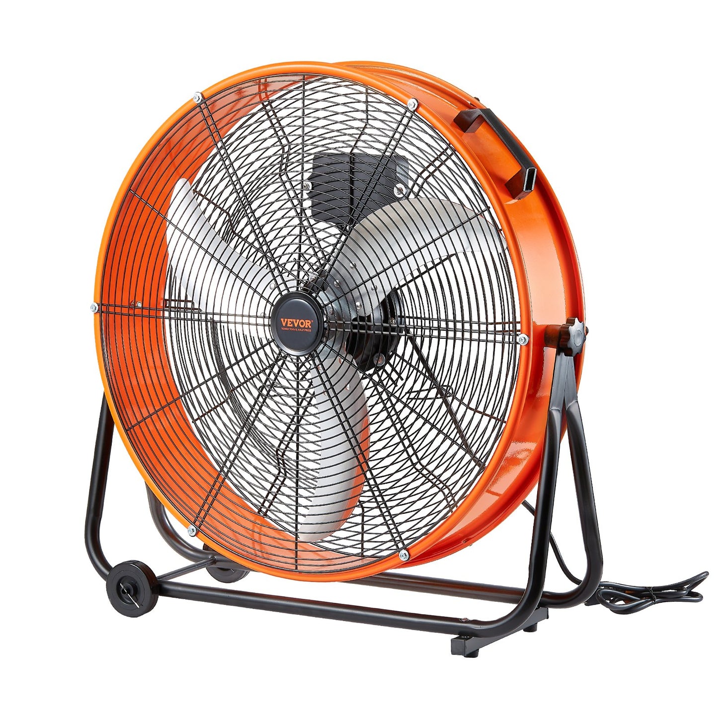 Drum Fan 24 Inch High Speed Industrial Use 3 Speed Timer for Warehouse