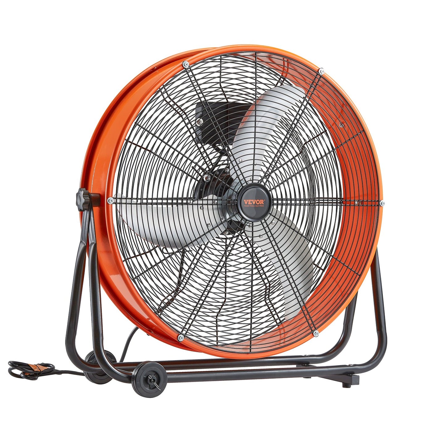 Drum Fan 24 Inch High Speed Industrial Use 3 Speed Timer for Warehouse