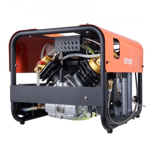 PCP Air Compressor 4500PSI/30MPa Double Cylinder Diving Cylinder Air Compressors