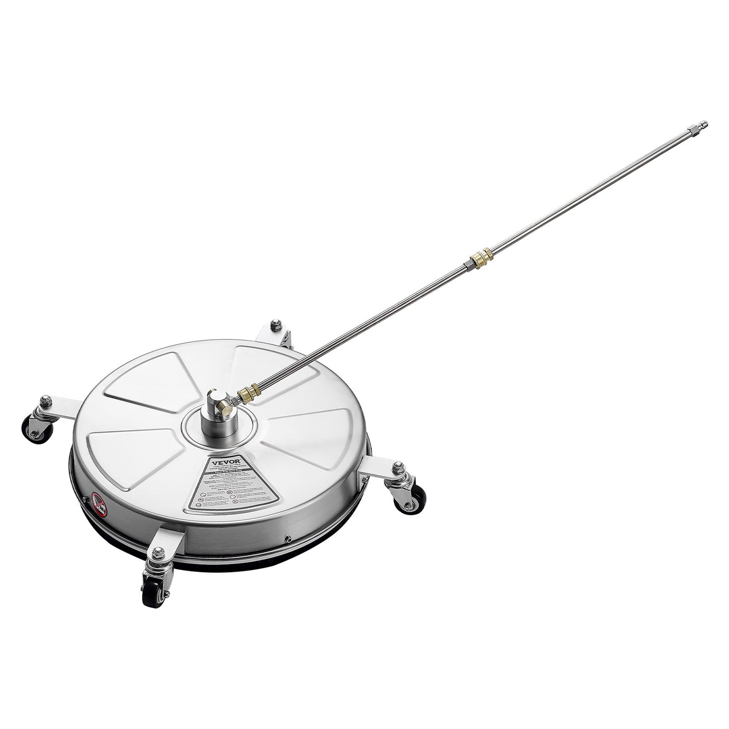 18" högtryckstvätt Ytrengöring 4 hjul 4000 Max PSI 2 förlängda stavar