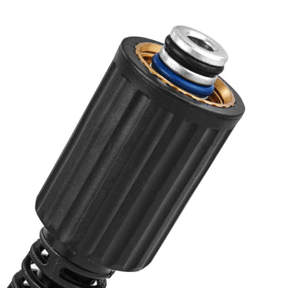 Högtryckstvättslang, 30,5 m, 6,35 mm böjfri M22-14 mm ersättning av mässingsgängor för de flesta märken högtryckstvättar, 19 mm böjningsradie, 4200 PSI Heavy Duty Power Washer-förlängningsslang.