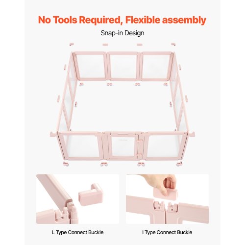 Welpenkäfig mit Fenster, transparent für extra große Hunde, 152x132x63 cm | EU