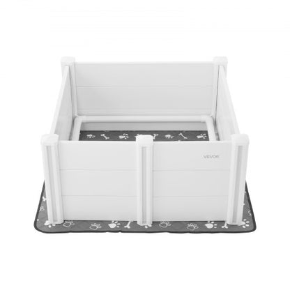 Valpningslåda för hundar 91x91x46 cm, justerbar dörrhöjd för medelstora hundar |  EU