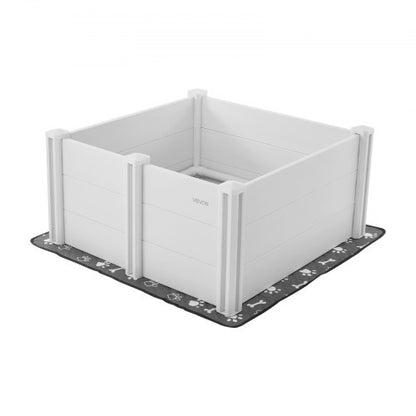 Valpningslåda för hundar 91x91x46 cm, justerbar dörrhöjd för medelstora hundar |  EU