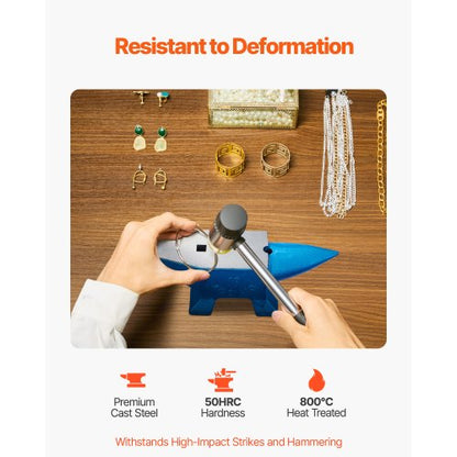 Enkelhornsstäd 22lbs stålstäd smed till salu smide stålverktyg med runt och fyrkantigt hål och utrustningsstäd robust smed juvelerare hållbart och robust metallsmedverktyg |  EU