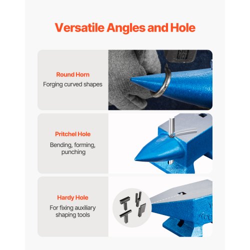 Enkelhornsstäd 22lbs stålstäd smed till salu smide stålverktyg med runt och fyrkantigt hål och utrustningsstäd robust smed juvelerare hållbart och robust metallsmedverktyg |  EU