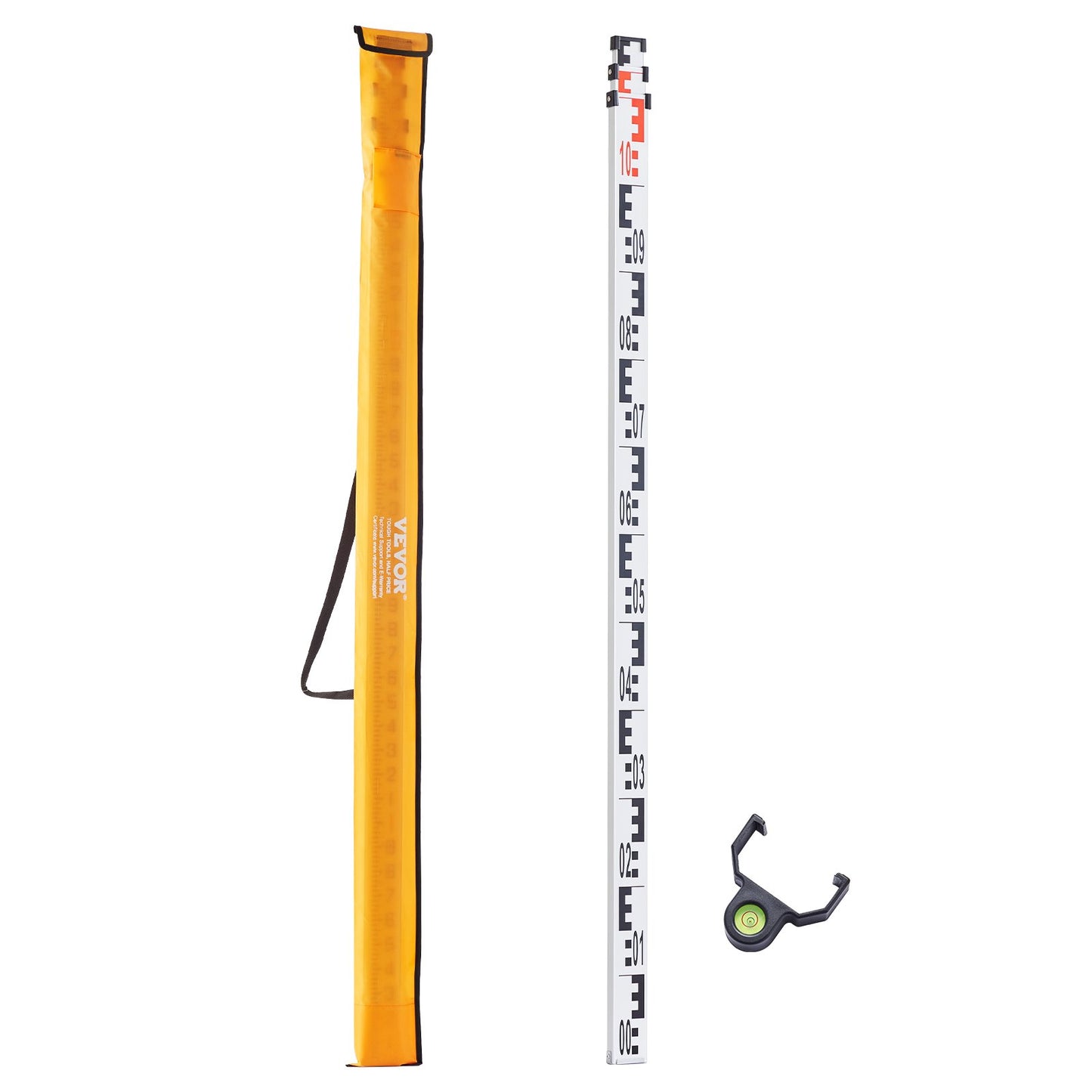 Mätstång 3M Metrisk Teleskopisk Grad Stång CM/MM med Bubble Level & Bag