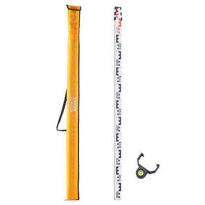 Mätstång 3M Metrisk Teleskopisk Grad Stång CM/MM med Bubble Level & Bag