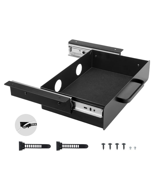33 cm Under Skrivbord Låda Organizer Utdragbar låda Space Saver Hemmakontor