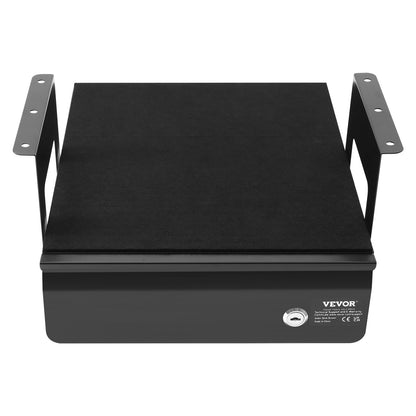 33 cm Låsbar Under Skrivbord Låda Organizer Utdragbar låda Hemmakontor