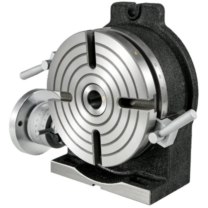 Roterande bord 8" Vertikalt & Horisontellt Roterande Bord, 8 Inch Horisontellt Vertikalt HV8 Precision 3MT Fräsborrmaskin Vernier Reading Fräsning Borrning Borrning för fräsmaskin