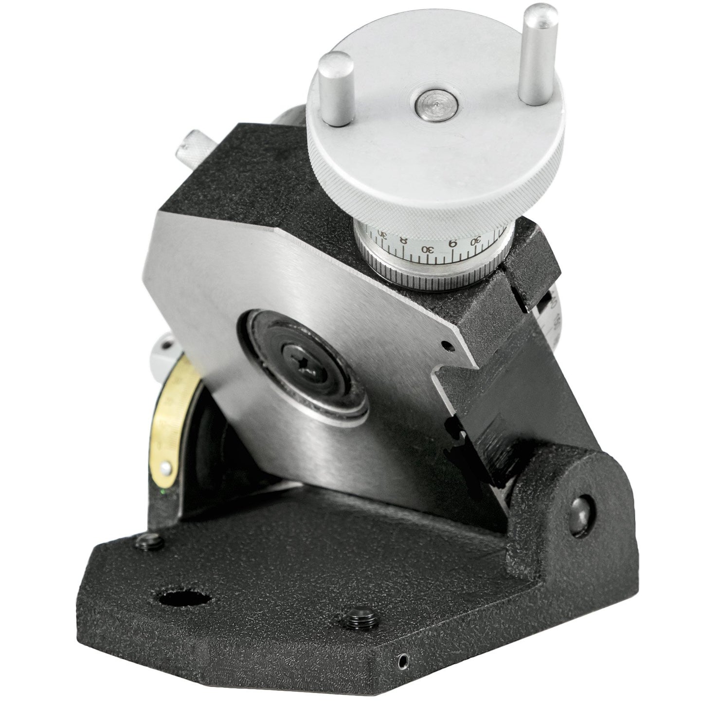 Drehtisch, 4 Zoll/100 mm, horizontaler und vertikaler Drehtisch, 4-Schlitz-Drehtisch für Fräsmaschinen, MT-2-Drehtisch zum Fräsen, 360-Grad-Präzisionsdrehtisch zum Fräsen, Bohrschraubstock