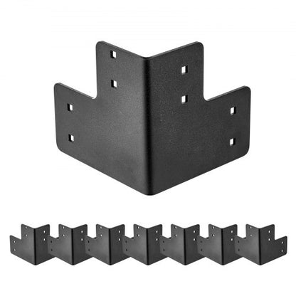 8-delars hörnkonsoler för arbetsbänk, 6,5 x 6,5 x 6,5 tum/165 x 165 x 165 mm
