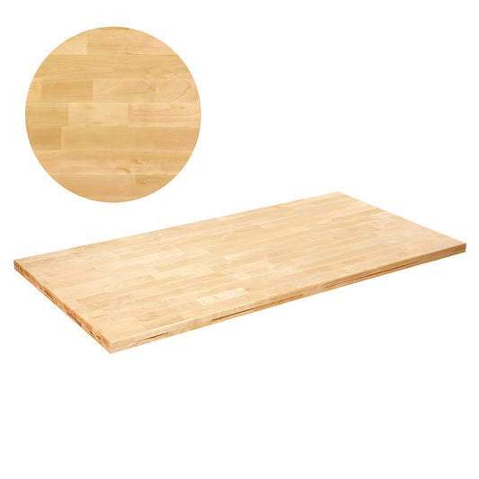 Bordsskiva i massivt trä skrivbordsskiva 59,1" x 29,5" x 1,5" rektangulärt lönnträ