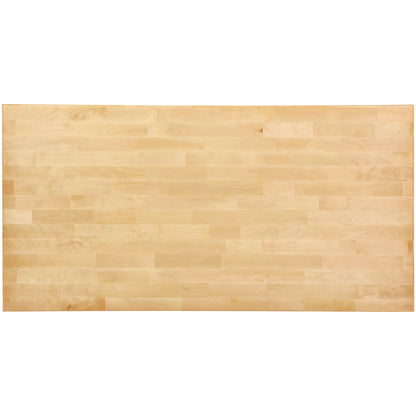 Bordsskiva i massivt trä skrivbordsskiva 59,1" x 29,5" x 1,5" rektangulärt lönnträ