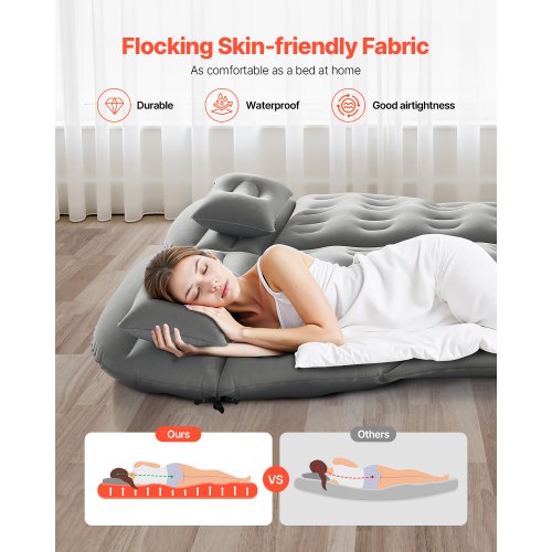 Car Air Mattress Inflatable Car Camping Travel Sleeping Bed SUV MPV Sedan