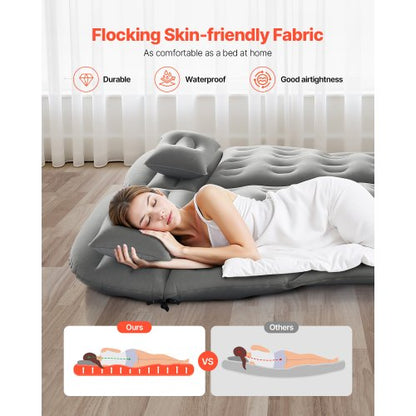 Car Air Mattress Inflatable Car Camping Travel Sleeping Bed SUV MPV Sedan