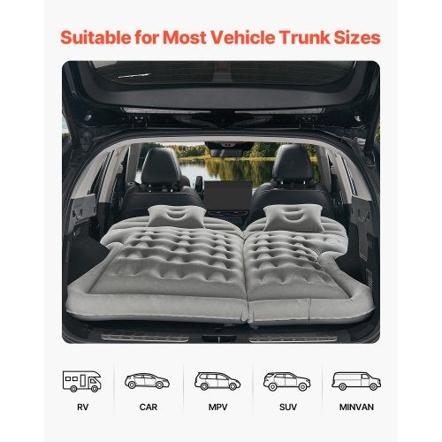 Car Air Mattress Inflatable Car Camping Travel Sleeping Bed SUV MPV Sedan