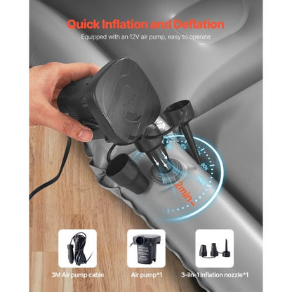 Car Air Mattress Inflatable Car Camping Travel Sleeping Bed SUV MPV Sedan