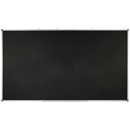 Black Board, 70 x 40 tum stor svarta tavla med aluminiumram, Black Boards Dry Erase Inkluderar 1 magnetisk radering och 3 torrraderingsmarkörer, svart yta, för kontorshem och skola