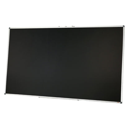 Black Board, 70 x 40 tum stor svarta tavla med aluminiumram, Black Boards Dry Erase Inkluderar 1 magnetisk radering och 3 torrraderingsmarkörer, svart yta, för kontorshem och skola