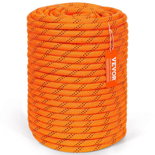 Arborist Klätterrep Dubbelflätad Polyester 1/2" x 220' 48-Stand