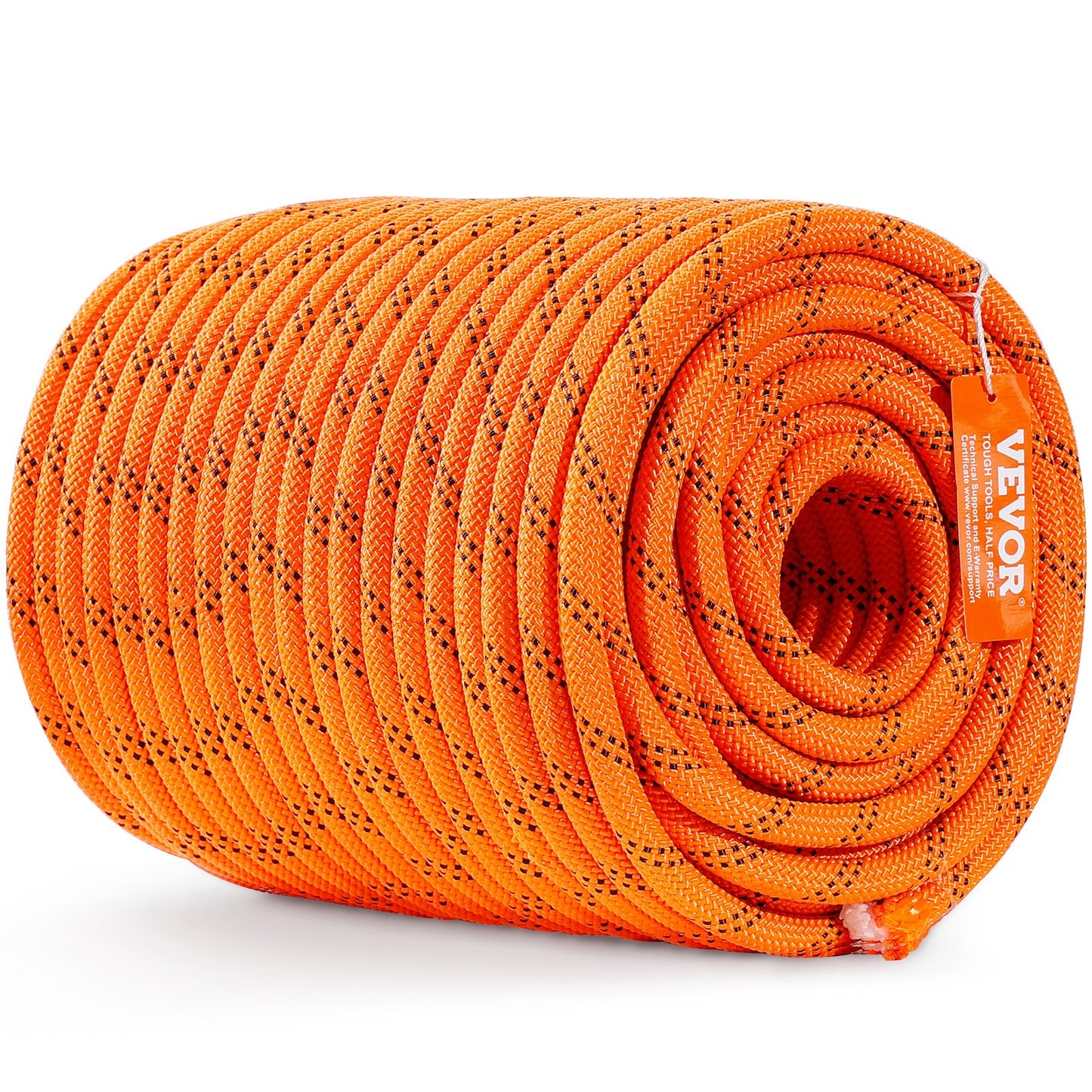 Arborist Klätterrep Dubbelflätad Polyester 1/2" x 220' 48-Stand