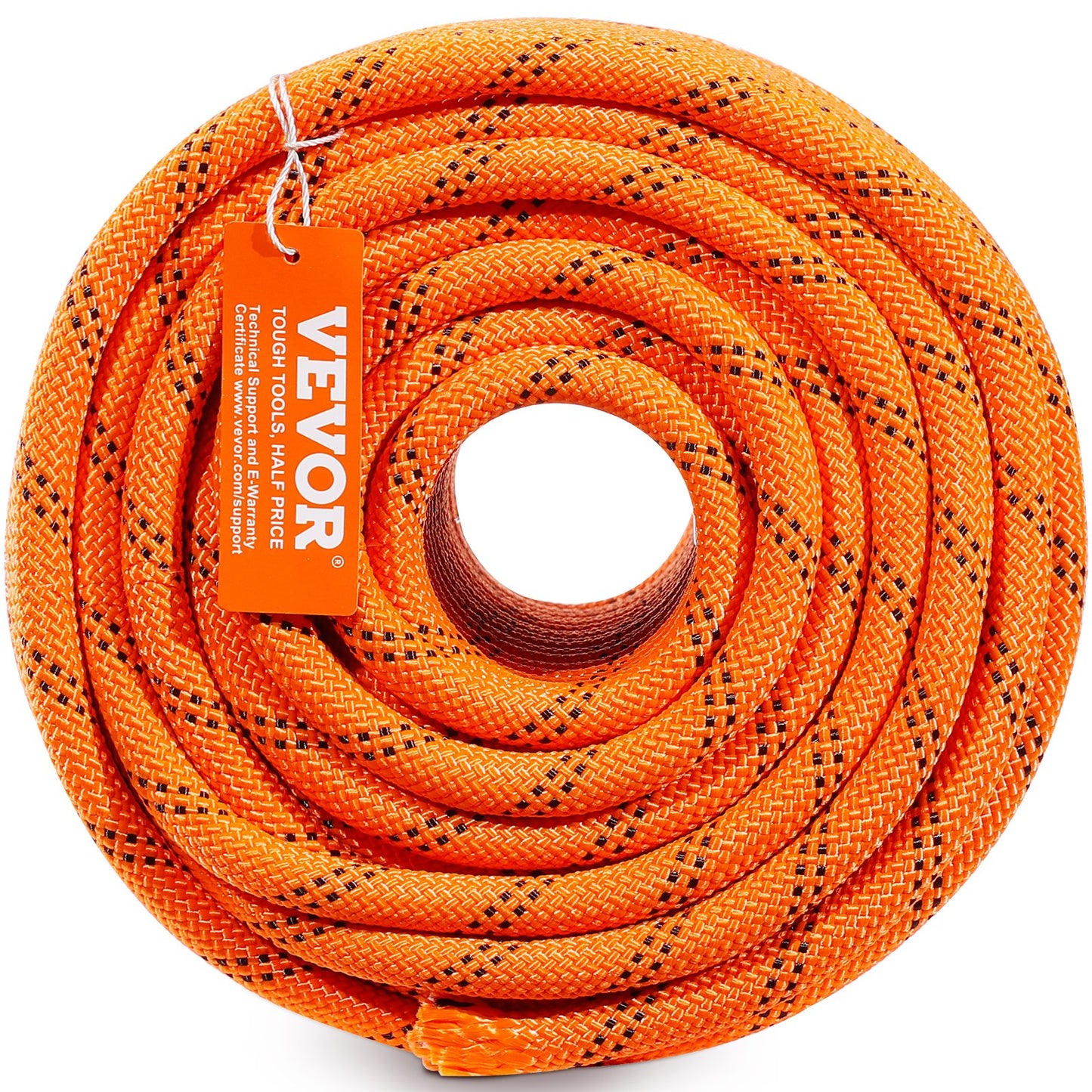 Arborist Klätterrep Dubbelflätad Polyester 1/2" x 220' 48-Stand